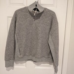 Lululemon standout sherpa quarter zip sweater size 8